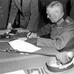 Wilhelm Keitel, firma el final de la guerra