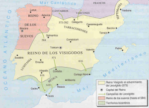Reino visigodo en tiempos de Leovigildo