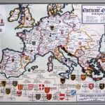 mapa de Europa en 1235